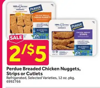 Stop&Shop Perdue Breaded Chicken Nuggets, Strips or Cutlets offer