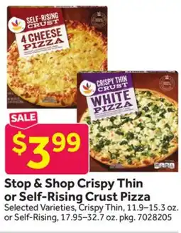 Stop&Shop Stop & Shop Crispy Thin or Self-Rising Crust Pizza offer