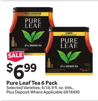 Stop&Shop Pure Leaf Tea 6 Pack offer