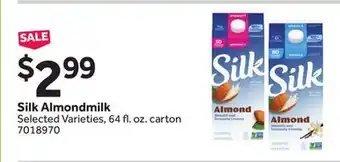 Stop&Shop Silk Almondmilk offer