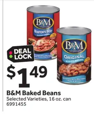 Stop&Shop B&M Baked Beans offer