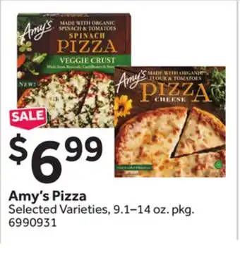 Stop&Shop Amy's Pizza offer