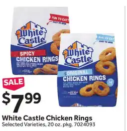 Stop&Shop White Castle Chicken Rings offer