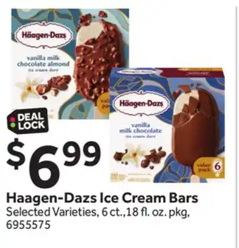 Stop&Shop Haagen-Dazs Ice Cream Bars offer