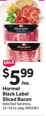 Stop&Shop Hormel Black Label Sliced Bacon offer