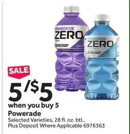 Stop&Shop Powerade offer