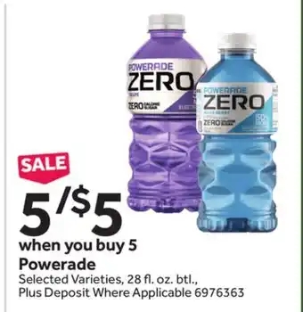 Stop&Shop Powerade offer