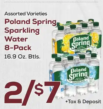 DeCicco & Sons Poland Spring Sparkling Water 8-Pack offer