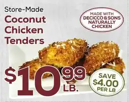 DeCicco & Sons Coconut Chicken Tenders offer