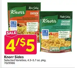 Stop&Shop Knorr Sides offer