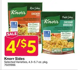 Stop&Shop Knorr Sides offer