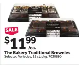 Stop&Shop The Bakery Traditional Brownies offer