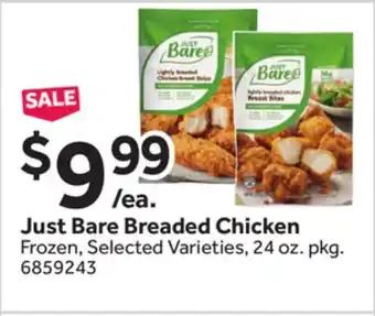 Stop&Shop Just Bare Breaded Chicken offer