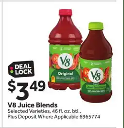 Stop&Shop V8 Juice Blends offer