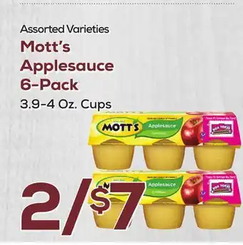 DeCicco & Sons Mott's Applesauce 6-Pack offer