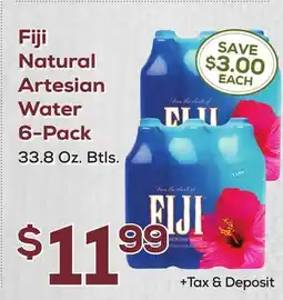 DeCicco & Sons Fiji Natural Artesian Water 6-Pack offer