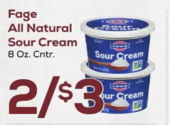 DeCicco & Sons Fage All Natural Sour Cream offer