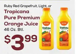 DeCicco & Sons Tropicana Pure Premium Orange Juice offer