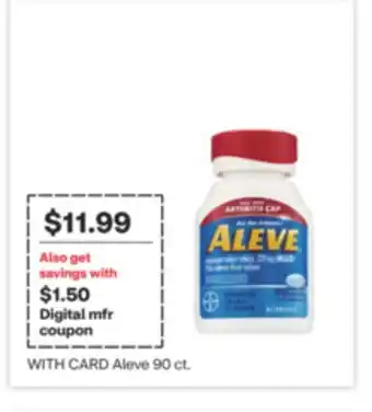 CVS Aleve 90 ct offer