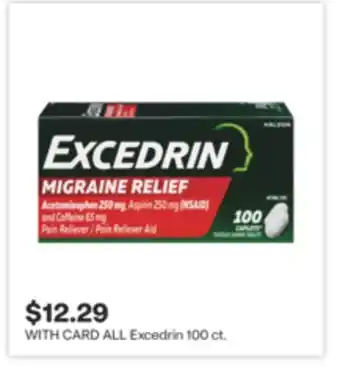 CVS ALL Excedrin 100 ct offer