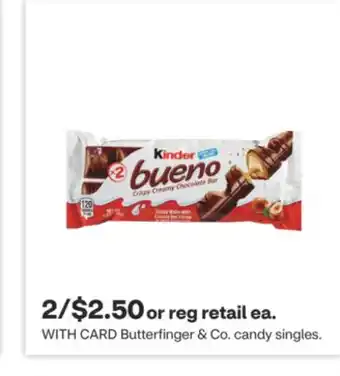 CVS Butterfinger & Co. candy singles offer