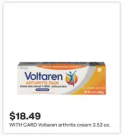 CVS Voltaren arthritis cream 3.53 oz offer