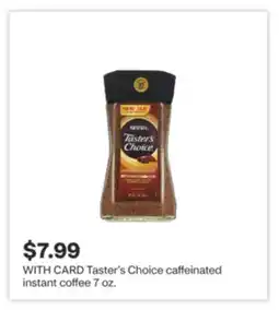 CVS Taster's Choice caffeinated instant coffee offer