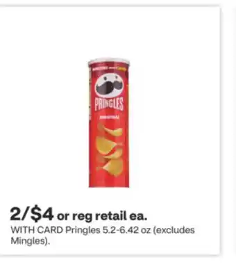 CVS Pringles 5.2-6.42 oz offer