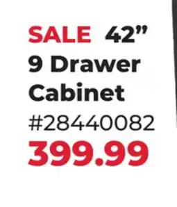 Runnings BLACK DIAMOND 42 9 Drawer Cabinet offer