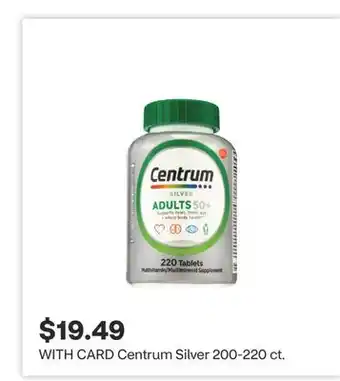 CVS Centrum Silver 200-220 ct offer