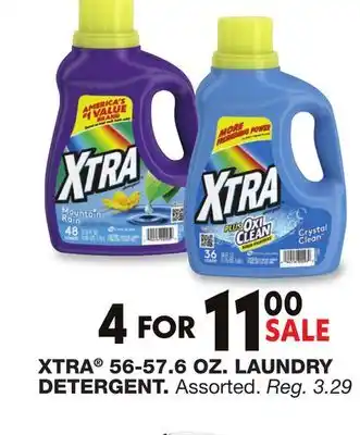 Blain's Farm & Fleet XTRA 56-57.6 OZ. LAUNDRY DETERGENT offer