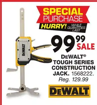 Blain's Farm & Fleet DEWALT TOUGH SERIES CONSTRUCTION JACK offer