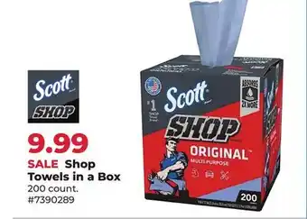 Runnings Scott Shop Towels in a Box offer