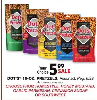 Blain's Farm & Fleet DOT'S 16-OZ. PRETZELS offer