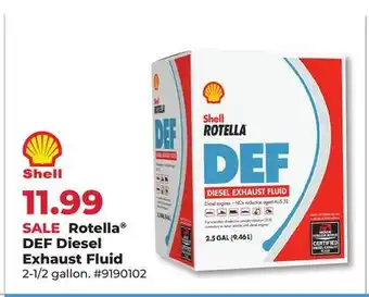 Runnings Rotella DEF Diesel Exhaust Fluid offer