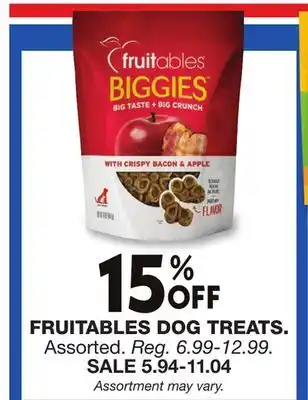 Blain's Farm & Fleet FRUITABLES DOG TREATS offer