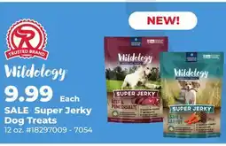 Runnings Wildology Trusted Brand Super Jerky Dog Treats offer