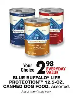 Blain's Farm & Fleet BLUE BUFFALO LIFE PROTECTION 12.5-OZ. CANNED DOG FOOD offer