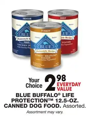 Blain's Farm & Fleet BLUE BUFFALO LIFE PROTECTION 12.5-OZ. CANNED DOG FOOD offer