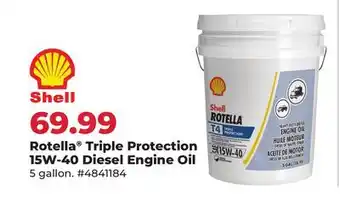 Runnings Rotella Triple Protection 15W-40 Diesel Engine Oil offer