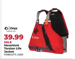 Runnings MoveVent Torsion Life Jacket offer