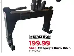 Runnings METALTRON Category 2 Quick Hitch offer