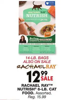 Blain's Farm & Fleet RACHAEL RAY NUTRISH 6-LB. CAT FOOD offer