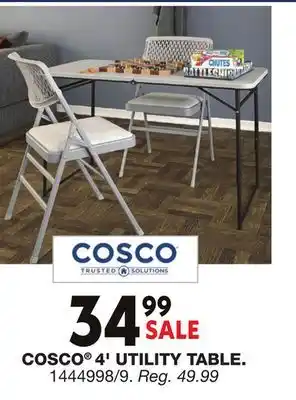 Blain's Farm & Fleet COSCO 4' UTILITY TABLE offer