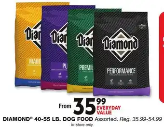 Blain's Farm & Fleet DIAMOND 40-55 LB. DOG FOOD offer