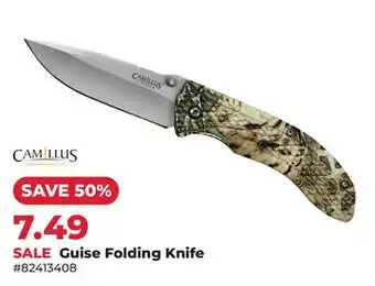 Runnings Camillus Guise Folding Knife offer