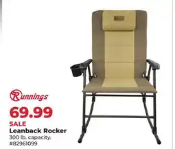 Runnings Leanback Rocker offer