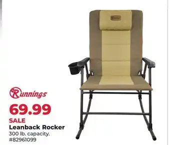 Runnings Leanback Rocker offer