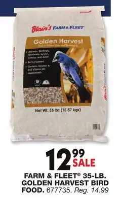 Blain's Farm & Fleet FARM & FLEET 35-LB. GOLDEN HARVEST BIRD food offer