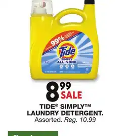 Blain's Farm & Fleet TIDE SIMPLY LAUNDRY DETERGENT offer